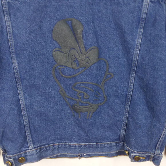 Warner Bros. Denim Jacket Michigan J. Frog - Picture 2 of 6